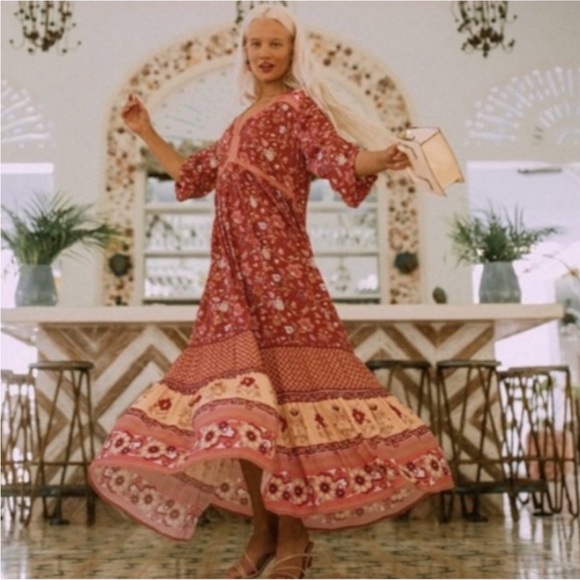 Spell & The Gypsy Portobello Gown, Size L - Picture 3 of 10